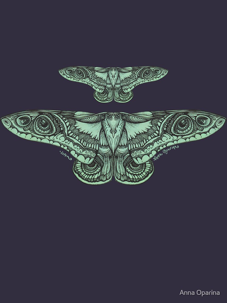 Green Moths by Oparina