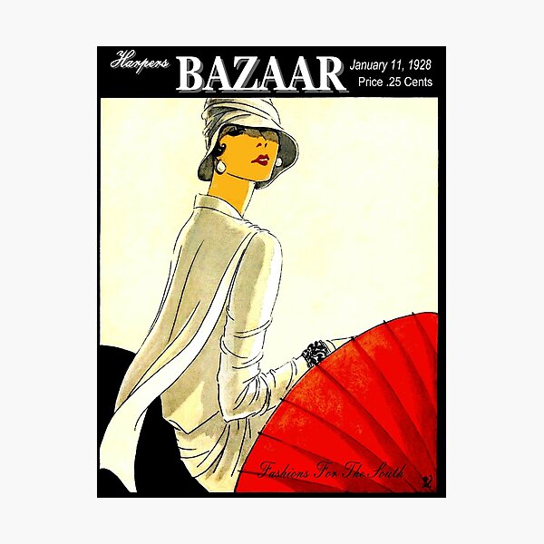 Item preview,  HARPERS BAZAAR : Vintage 1928 Magazine Advertising Print designed and sold by posterbobs.