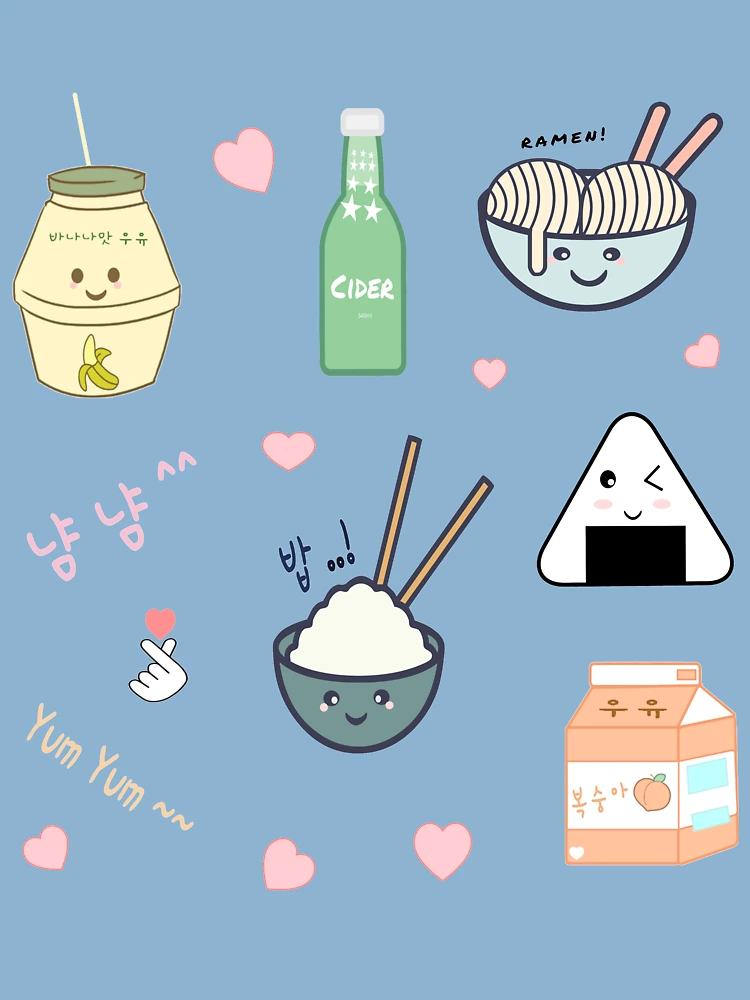 Korean food stickers #AA069 – TinyYume