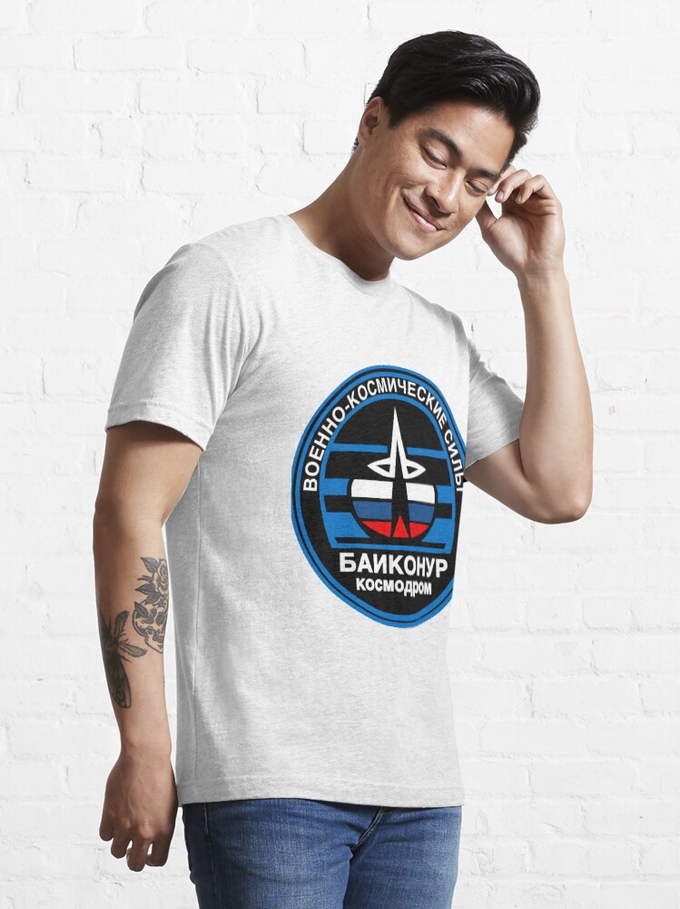 Alternate view of Baikonur Cosmodrome Logo Essential T-Shirt