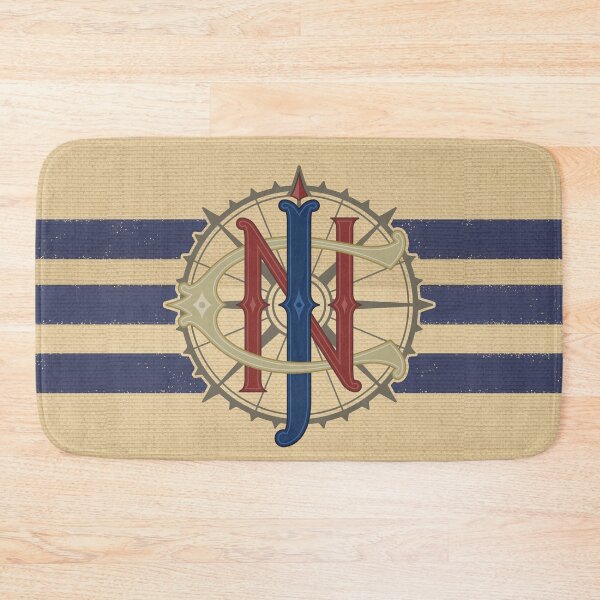Item preview, Jungle Navigation Company Blue Stripes designed and sold by Pop-Tacular.