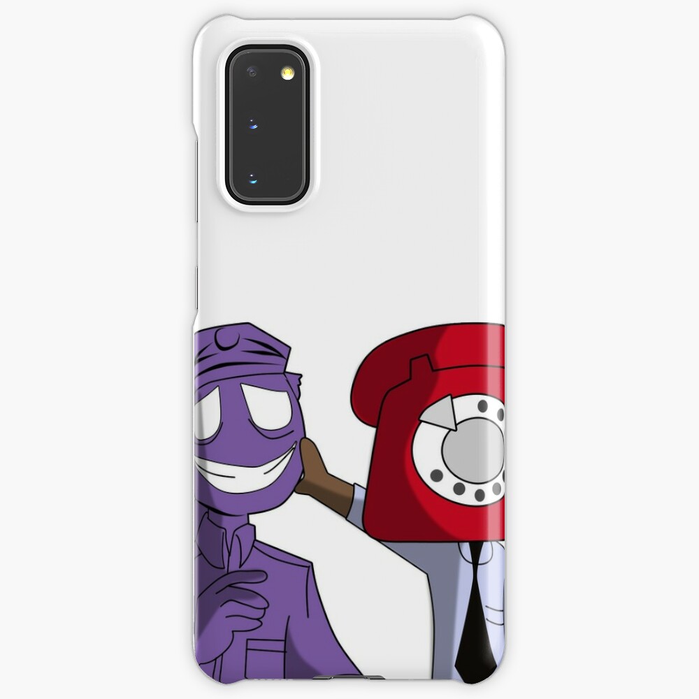 Five Nights At Freddy S Purple Guy And Phone Guy Case Skin For Samsung Galaxy By Truefanatics Redbubble