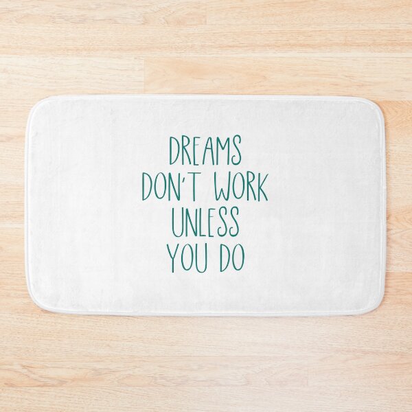 Item preview, Dreams don't work unless you do - motivational quote designed and sold by Inspirationmotivation.