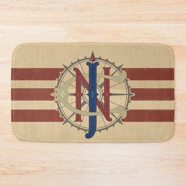 Item preview, Jungle Navigation Company Red Stripes designed and sold by Pop-Tacular.