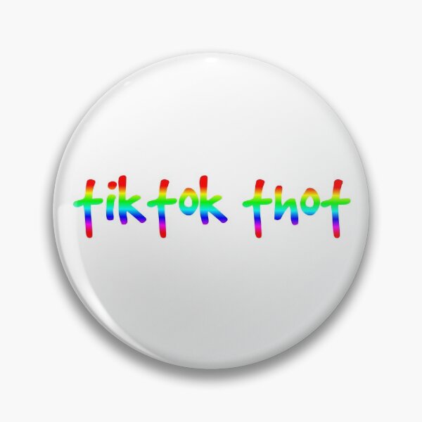 Item preview, Tiktok Thot Colourful Typography Rainbow Social Media designed and sold by harryleroux.