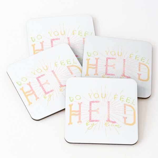 Item preview, Do You Feel Held By Him Sunburst Typography designed and sold by stephensking.