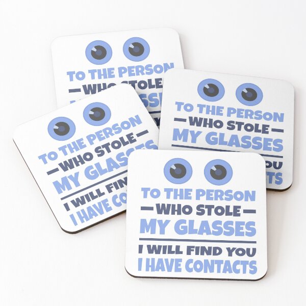 Item preview, Contact Lens Wearer Specialist Optometrist Stolen Glasses Humor Joke Gift designed and sold by MerchStudy.