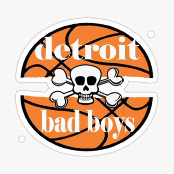 Pistons - Bad Boys Sticker for Sale by Jenna Tanner