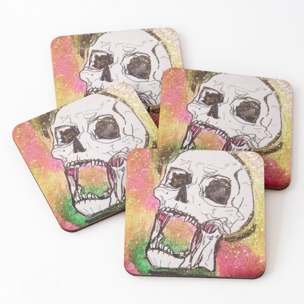 Item preview, Tie-Dye Glittery Skull! designed and sold by reaganalexis0.