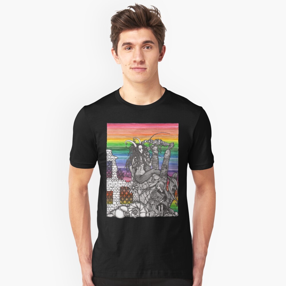 Mermaid Dream Slim Fit T-Shirt