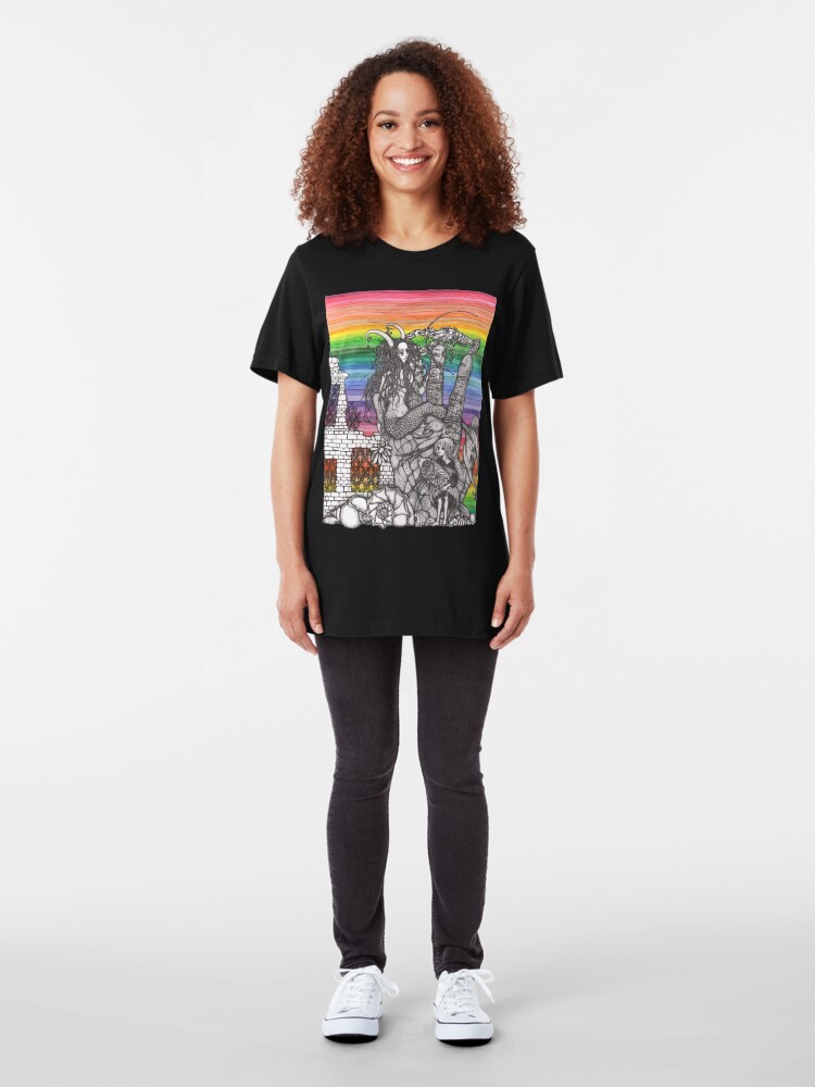 Alternate view of Mermaid Dream Slim Fit T-Shirt
