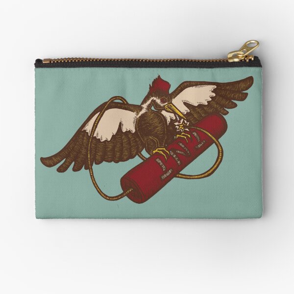 Still Life With Woodpecker Zipper Pouch