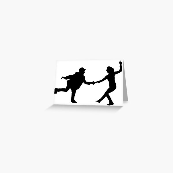 Swing Dance Greeting Card