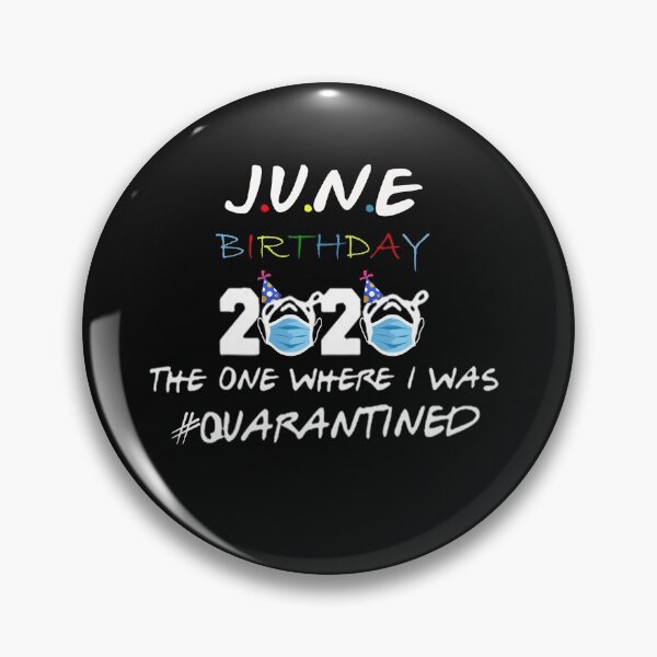 Item preview, June Birthday 2020 The One Where We were Quarantined\ Social Distancing Birthday Quarantine Gifts designed and sold by Mommy Sonya.