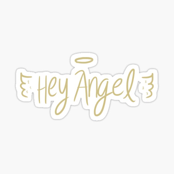 angel wings black Sticker