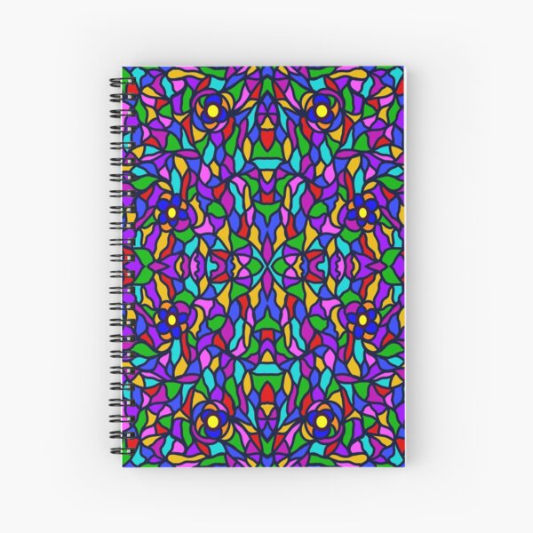 Fallen Spring Pattern Spiral Notebook