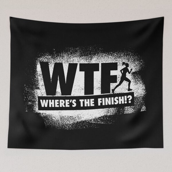 Item preview, Where's The Finish - Female Runner designed and sold by bellamuert3.