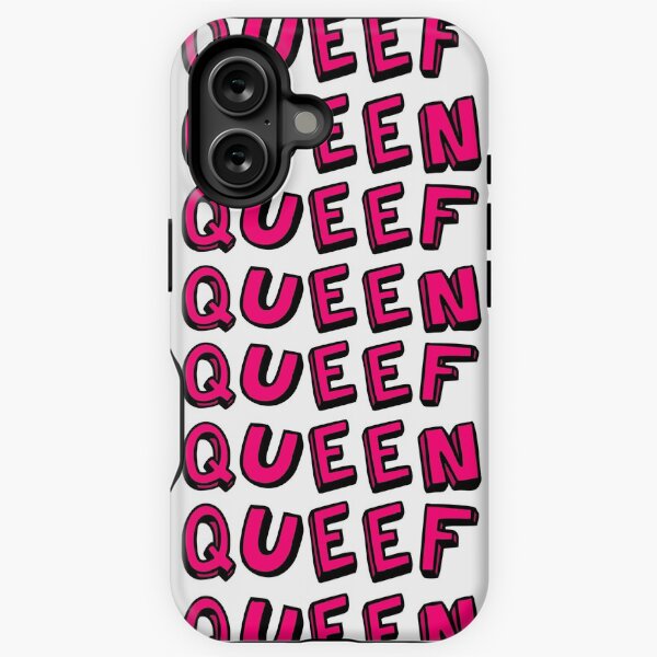 Item preview, Queef Queen Pink Fuchsia Funny Fart Typography designed and sold by harryleroux.