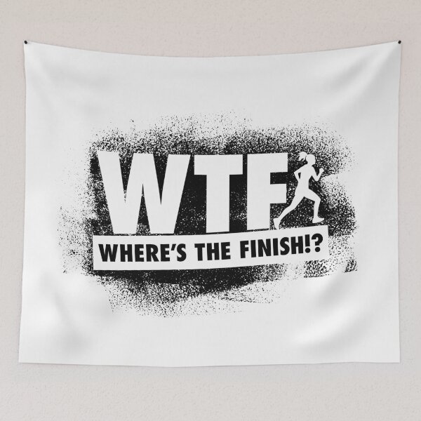 Item preview, Where's The Finish - Female Runner designed and sold by bellamuert3.