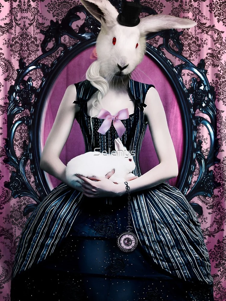 Thumbnail 4 of 4, iPhone Case, Lady Rabbit designed and sold by Selenys.