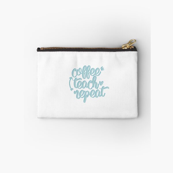 Item preview, Coffee Teach Repeat slogan for teachers designed and sold by mackenziebriann.