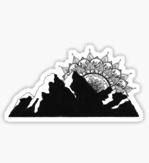 Mountain Mandala Sticker