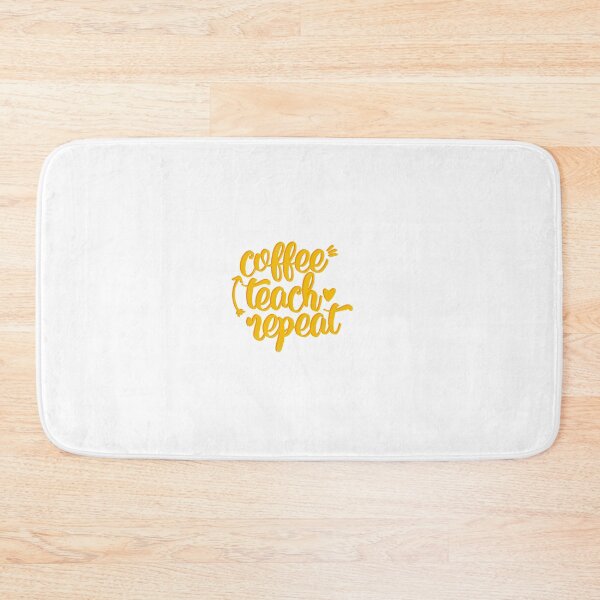Item preview, Coffee Teach Repeat slogan for teachers designed and sold by mackenziebriann.