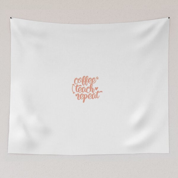 Item preview, Coffee Teach Repeat slogan for teachers designed and sold by mackenziebriann.