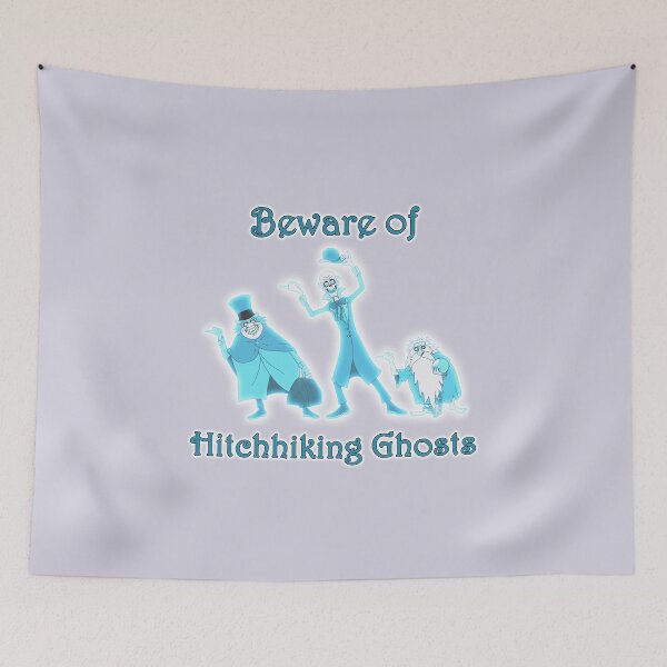Item preview, Beware of Hitchhiking Ghosts designed and sold by MPopsMSocks.
