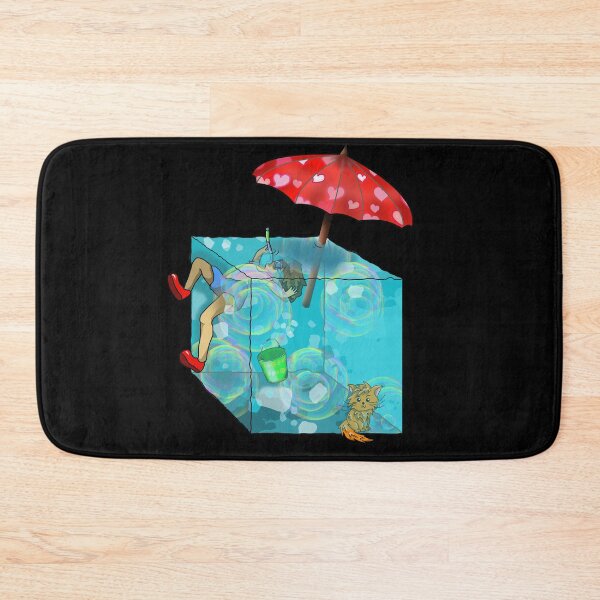 Item preview, On vacation with a gelatinous cube for dungeons and dragons fans designed and sold by CuisineCat.