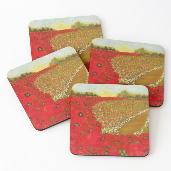 Item preview, Amapolas rojas silvestres designed and sold by Yesi Casanova.