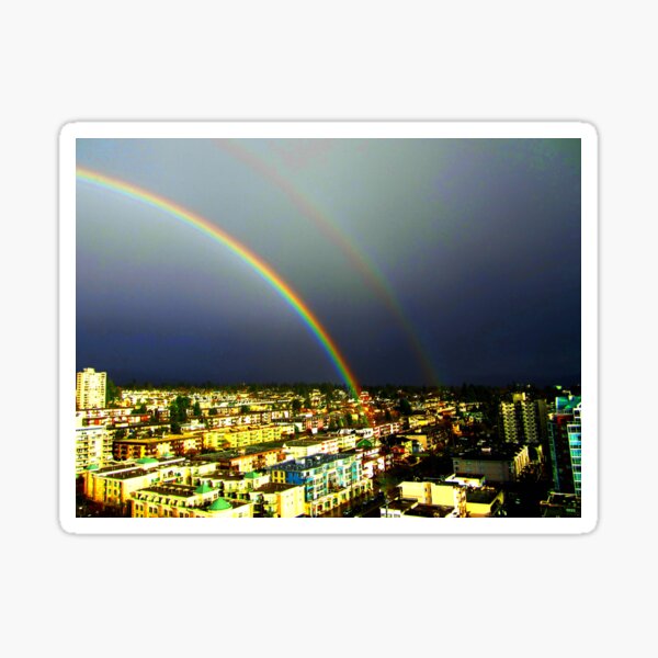 Aperçu de l'œuvre Double Rainbow After Rainstorm créée et vendue par newtree.