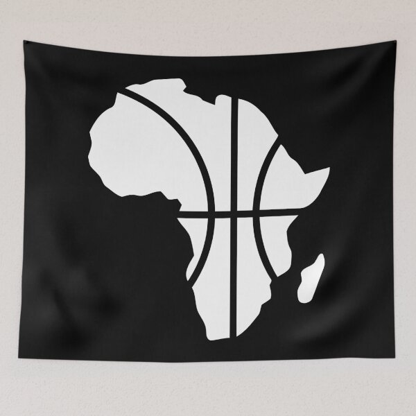 Item preview, AFRICA BASKETBALL MAP designed and sold by ReignGFX.