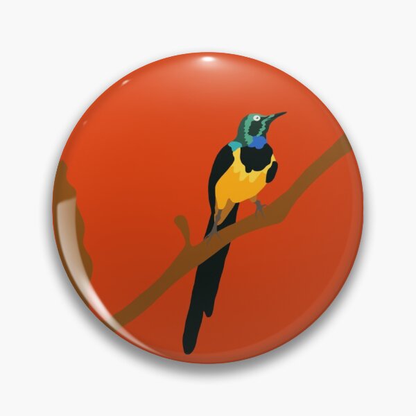 Item preview, Golden Breasted Starling | Tropical Bird | Illustration designed and sold by erilaurenart.