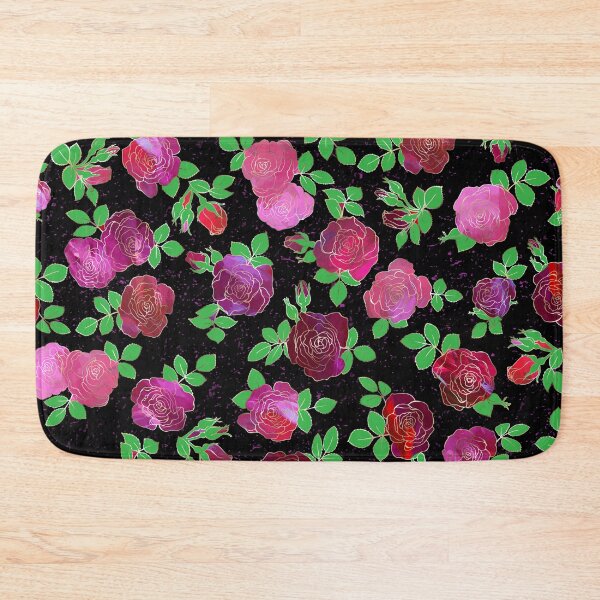 Item preview, Roses with Gilded Edges on Black designed and sold by ArtfulFreddy.