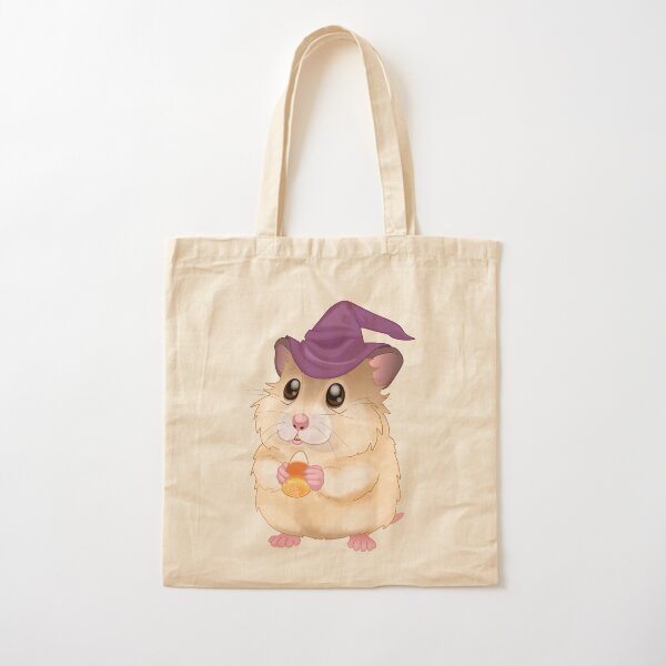 Spooky Hamster Cotton Tote Bag