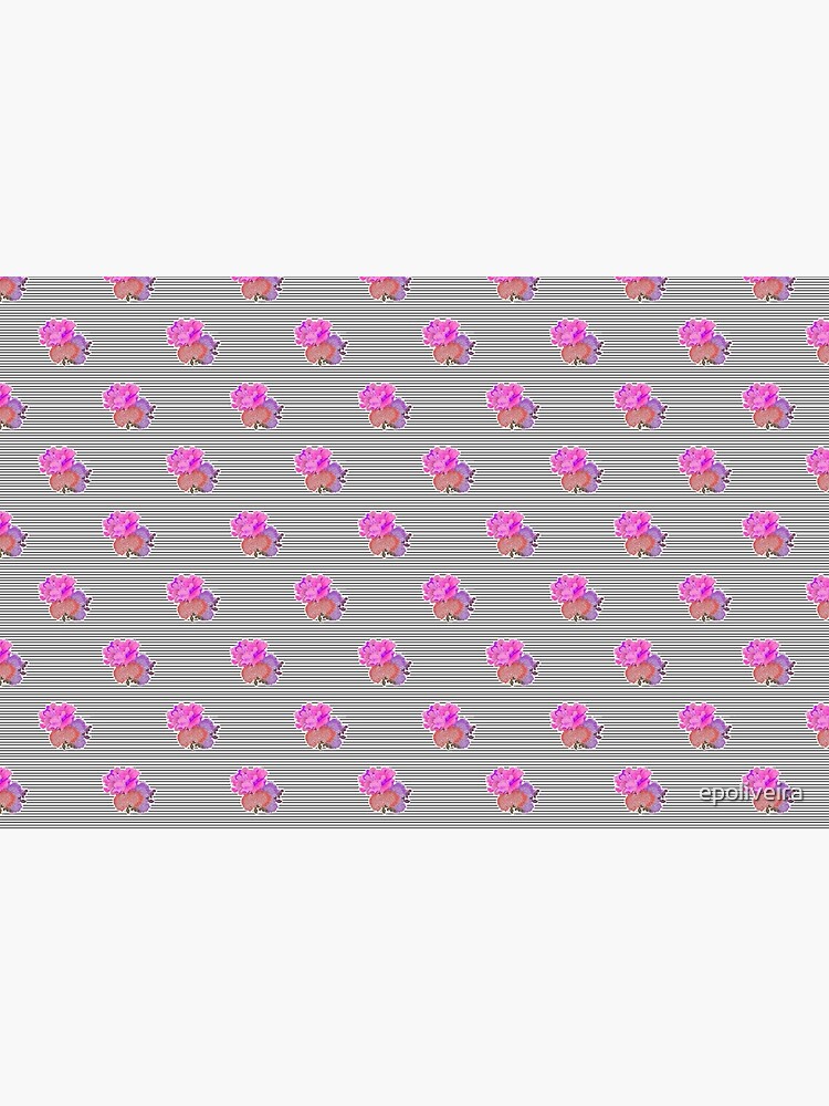 Stripes with Flower Detail Pattern by epoliveira