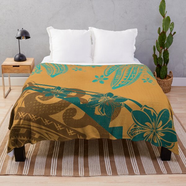 Item preview, Samoan - Hawaiian - Polynesian Tribal Tapa Tropical Decor designed and sold by sunnthreads.