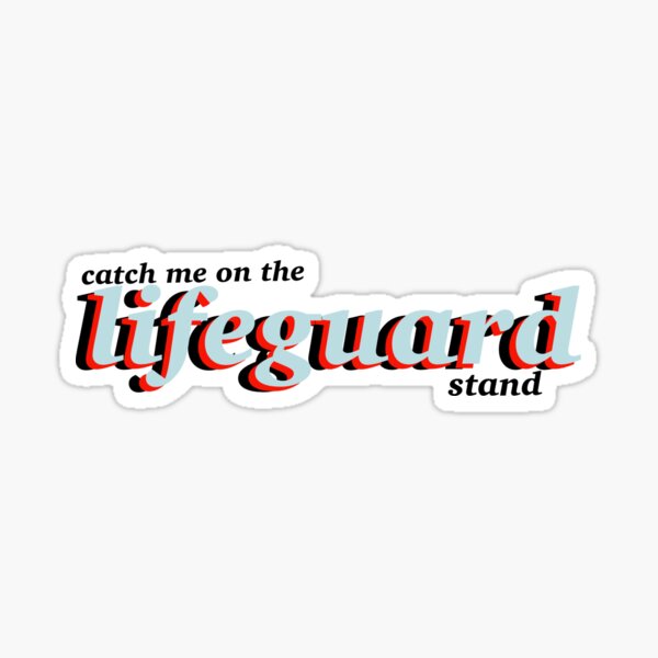 Lifeguard Stickers | Redbubble