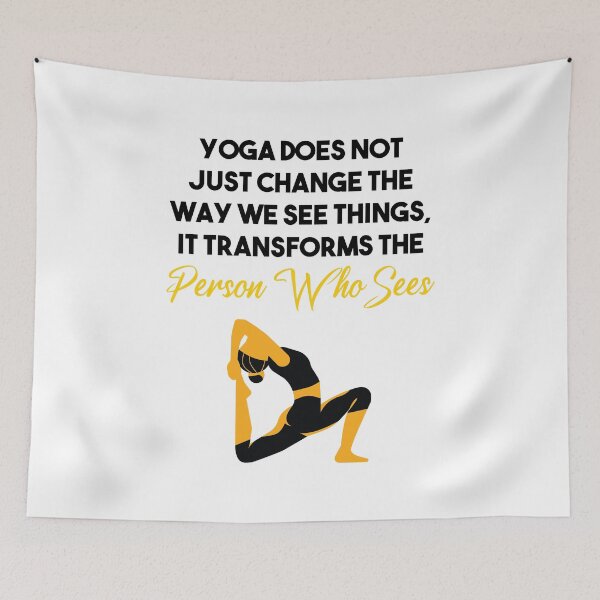 Item preview, Yoga does not just change the way we see things, it transforms the Person Who Sees designed and sold by Mographic997.