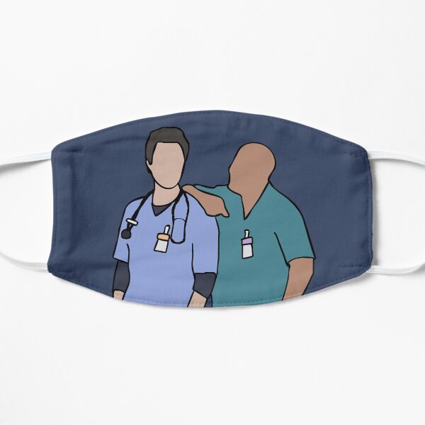 JD and Turk Scrubs Flat Mask