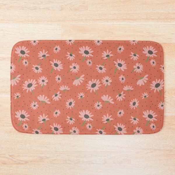 Item preview, Coral Stem Daisy Floral designed and sold by StudioPosies.
