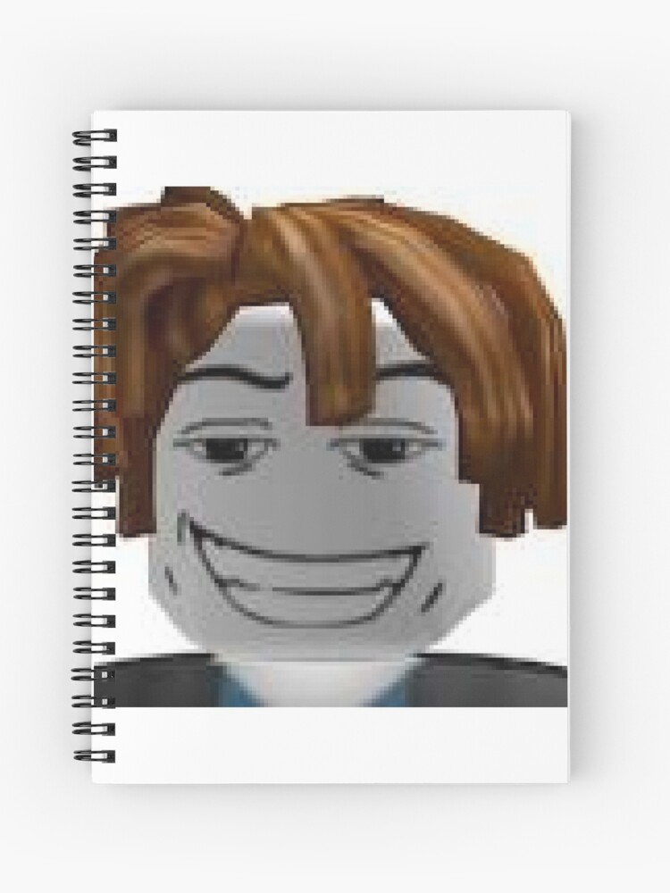 Bacon Hair Roblox Spiral Notebook By Officalimelight Redbubble - roblox bacon hair girl drawing