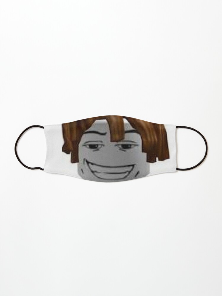 Bacon Hair Roblox Mask By Officalimelight Redbubble - how to throw your hair off in roblox
