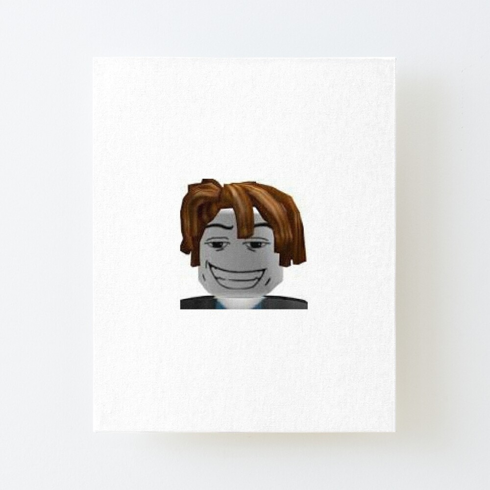 Bacon Hair Roblox Art Board Print By Officalimelight Redbubble - long brown hair cheap roblox