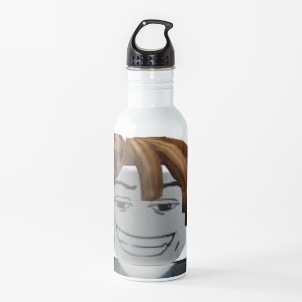 Bacon Hair Water Bottle Redbubble - gold and silver anime guy hair roblox