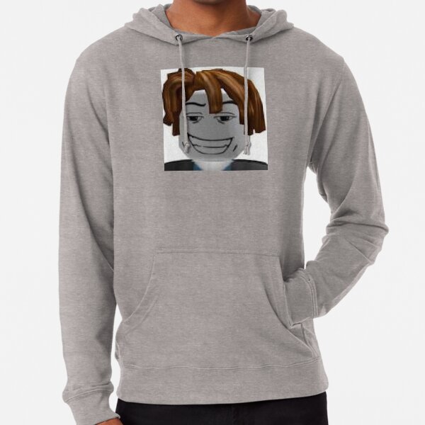 Bloxbuilder165 S Old Roblox Character S Face Lightweight Hoodie By Badlydoodled Redbubble - roblox obc hood