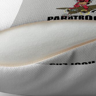 Alternate view of 508 PARATROOPERS CARTOON Throw Pillow