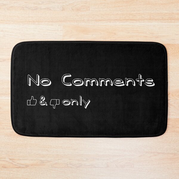 Item preview, No Comments designed and sold by serenity2020.