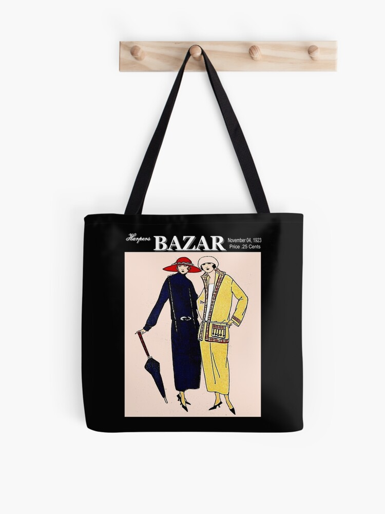 HARPERS BAZAR Vintage 1923 Magazine Advertising Print Tote Bag for Sale by posterbobs Redbubble